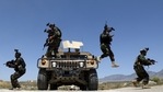 Afghan soldiers patrol outside their military base on the outskirts of Kabul, Afghanistan.(AP) Afghan soldiers patrol outside their military base on the outskirts of Kabul, Afghanistan.(AP)