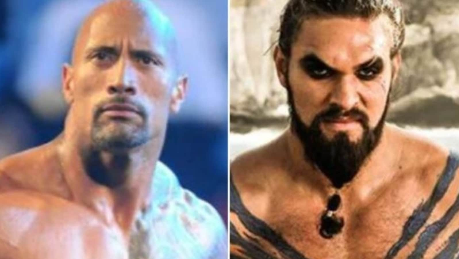 Jason Momoa Wants To Make A Film With Dwayne Johnson We Tried To Get Together He S Way Busier Than I Am Hollywood Hindustan Times