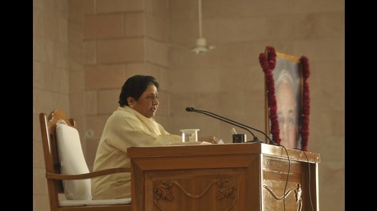 Mayawati has asked the BSP cadres to connect with the public . (Deepak Gupta/HT FIle Photo) Mayawati has asked the BSP cadres to connect with the public . (Deepak Gupta/HT FIle Photo)