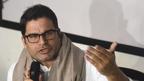 Prashant Kishor said his meeting with Sharad Pawar was “just a private courtesy meeting over lunch and nothing to do with politics”.(Santosh Kumar/HT Photo)