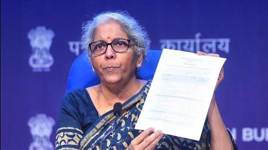 The GST Council is chaired by Union finance minister Nirmala Sitharaman and finance ministers of states are its members. (RAJ K RAJ/HT PHOTO.)