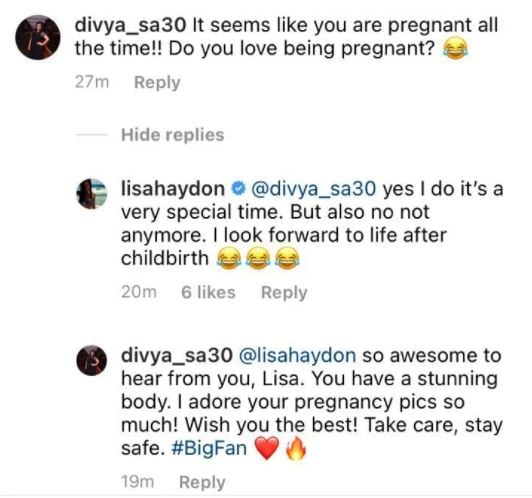 Lisa managed to impress her troll with her response.