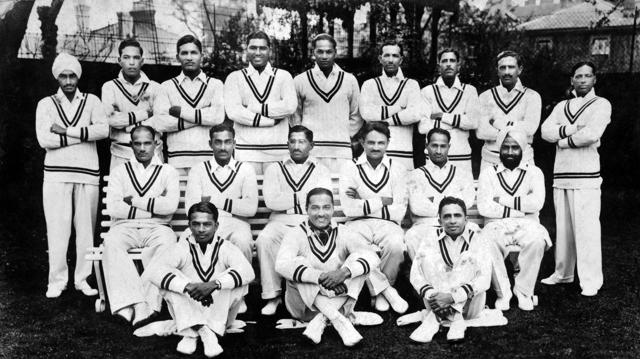 The All India cricket team in London, 1932. (Popperfoto via Getty Images) The All India cricket team in London, 1932. (Popperfoto via Getty Images)