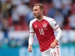 Denmark's Christian Eriksen during the match.