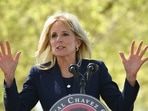 Jill Biden on using surfing as therapy: 'Water is so calming' Jill Biden on using surfing as therapy: 'Water is so calming'