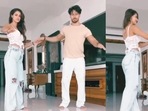 Tiger Shroff and Disha Patani groove in a video together. Tiger Shroff and Disha Patani groove in a video together.