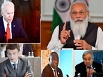 Prime Minister Narendra Modi participates in the first Outreach Session of the G7 Summit virtually. Prime Minister Narendra Modi participates in the first Outreach Session of the G7 Summit virtually.