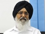 File photo of Akali patriarch Parkash Singh Badal.