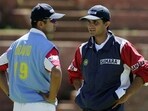 After his ouster from the team in 2005, Sourav Ganguly was replaced by Rahul Dravid as India captain. (Getty Images)