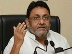 Nawab Malik made the remark a day after state Congress president Nana Patole said that the Congress will emerge as the single-largest party in the next state polls.(@nawabmalikncp/Twitter Photo ) Nawab Malik made the remark a day after state Congress president Nana Patole said that the Congress will emerge as the single-largest party in the next state polls.(@nawabmalikncp/Twitter Photo )