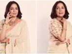 Neena Gupta in off-white floral saree is an unparalleled style diva, see pics(Instagram/@anavila_m) Neena Gupta in off-white floral saree is an unparalleled style diva, see pics(Instagram/@anavila_m)
