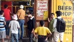 People buy alcohol at a liquor shop, at Lajpat nagar area in New Delhi on Thursday, June 10, 2021. Liqour shops in the national capital will be allowed to open on an odd-even basis (Photo by Raj K Raj / Hindustan Times) People buy alcohol at a liquor shop, at Lajpat nagar area in New Delhi on Thursday, June 10, 2021. Liqour shops in the national capital will be allowed to open on an odd-even basis (Photo by Raj K Raj / Hindustan Times)