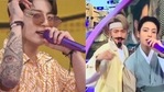 BTS members Jin and Jungkook at the BTS 2021 Muster Sowoozoo. BTS members Jin and Jungkook at the BTS 2021 Muster Sowoozoo.