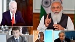 Prime Minister Narendra Modi participates in the first Outreach Session of the G7 Summit virtually.(PTI) Prime Minister Narendra Modi participates in the first Outreach Session of the G7 Summit virtually.(PTI)