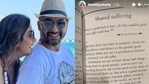 Shilpa Shetty shared a post about 'shared suffering'. Shilpa Shetty shared a post about 'shared suffering'.