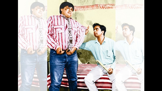 With Rakesh Bedi in a telefilm directed by Mandira Kashyap With Rakesh Bedi in a telefilm directed by Mandira Kashyap