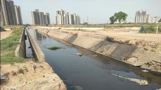 An open drain, a stormwater drain numbered 3, in the newer sectors is a cause for concern, said residents. An open drain, a stormwater drain numbered 3, in the newer sectors is a cause for concern, said residents.