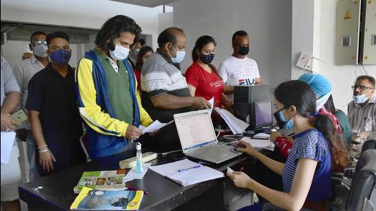 On June 12, Bhikhi village of Payal constituency became the first village in the state to have vaccinated all residents above the age of 18. (HT Photo) On June 12, Bhikhi village of Payal constituency became the first village in the state to have vaccinated all residents above the age of 18. (HT Photo)