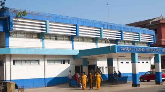 The woman who kidnapped the infant was seen walking out of the hospital premise and hiring a motorcycle taxi. Photo Courtesy- gmc.goa.gov.in The woman who kidnapped the infant was seen walking out of the hospital premise and hiring a motorcycle taxi. Photo Courtesy- gmc.goa.gov.in