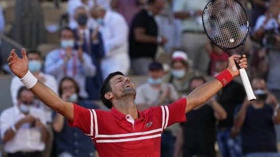 And there it was. Djokovic won the fifth set 6-3 and with that, he won his second French Open and 19th Grand Slam title. He also became the first player in the Open Era to win all the four slams twice.(AP)