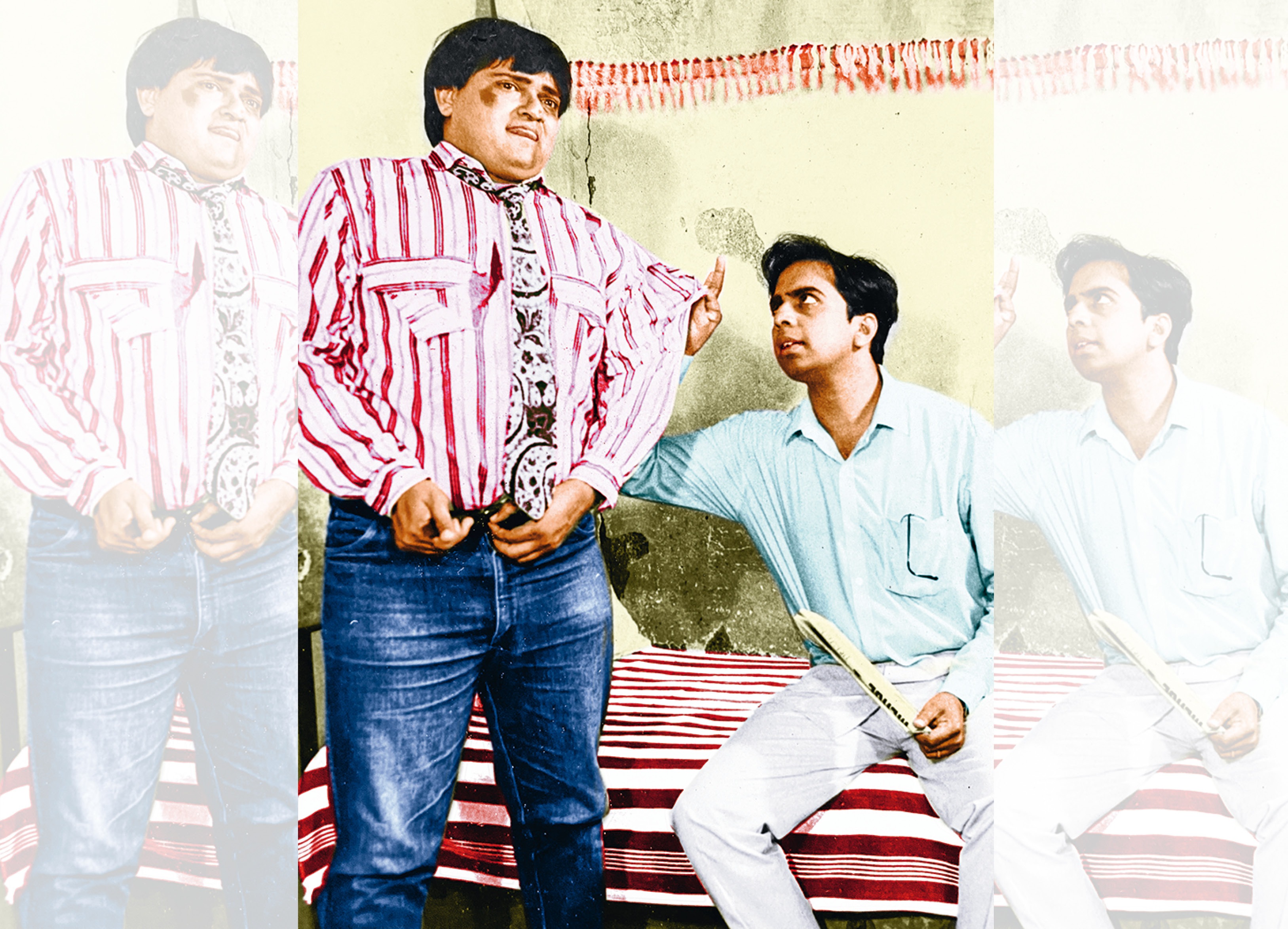With Rakesh Bedi in a telefilm directed by Mandira Kashyap With Rakesh Bedi in a telefilm directed by Mandira Kashyap