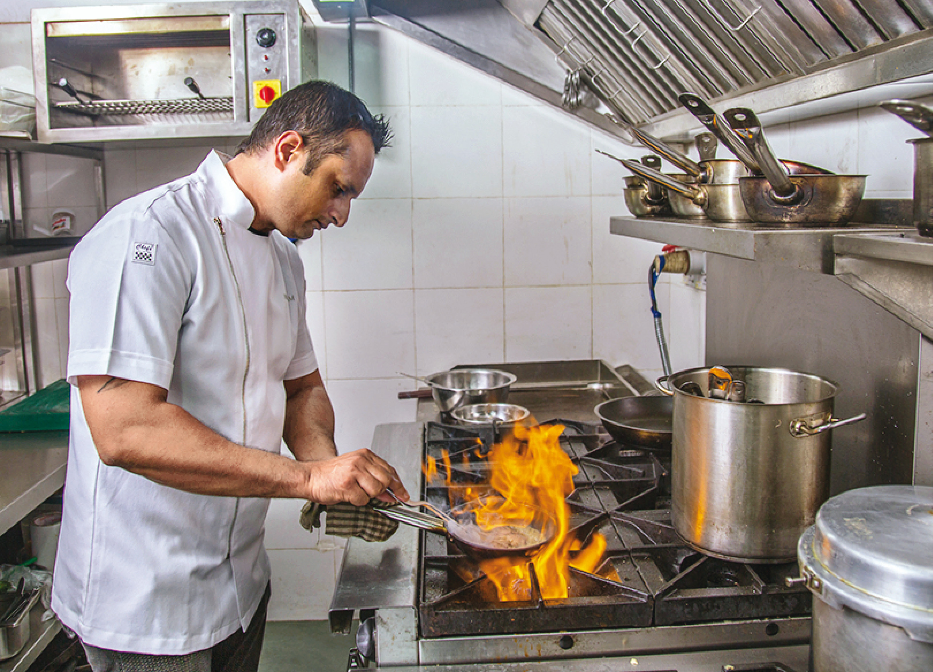 Chef Vikramjeet Roy spent months researching pizza ingredients