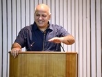 Delhi deputy chief minister Manish Sisodia. Delhi deputy chief minister Manish Sisodia.