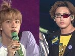 BTS singer Jin and V from BTS 2021 Muster Sowoozoo day 2.