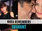 Rhea remembers Sushant
