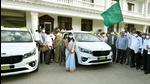 The luxury cars were flagged off by transport minister Puvvada Ajay Kumar in the presence of chief secretary Somesh Kumar and deputy transport commissioner Papa Rao. HT Photo The luxury cars were flagged off by transport minister Puvvada Ajay Kumar in the presence of chief secretary Somesh Kumar and deputy transport commissioner Papa Rao. HT Photo