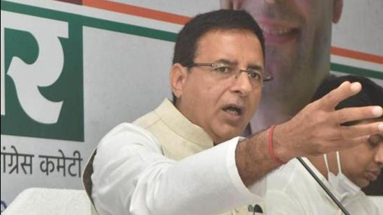 Congress spokesperson Randeep Singh Surjewala. (HT archive) Congress spokesperson Randeep Singh Surjewala. (HT archive)