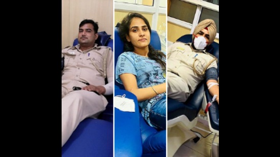 Many Delhi Police officers have been regularly donating blood and inspiring others to follow suit, especially during the pandemic. Many Delhi Police officers have been regularly donating blood and inspiring others to follow suit, especially during the pandemic.