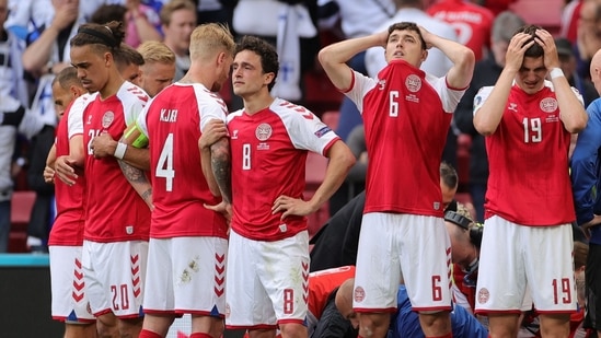 Denmark players. File image (Pool via REUTERS)