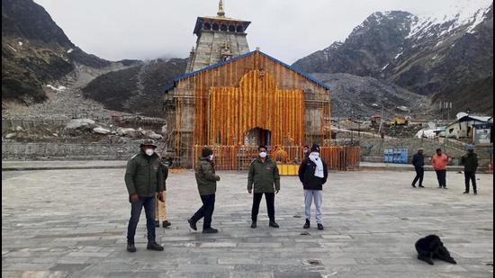 Kedarnath Temple all set for reopening of its portals on May 17. (File photo) Kedarnath Temple all set for reopening of its portals on May 17. (File photo)