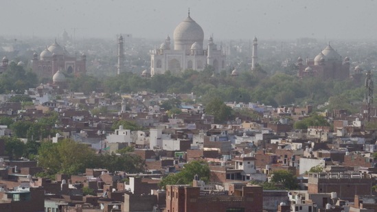 The Taj Mahal along with other ASI-protected monuments and sites are set to reopen from June 16, (PTI) The Taj Mahal along with other ASI-protected monuments and sites are set to reopen from June 16, (PTI)