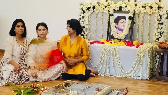 Sushant Singh Rajput's sisters perform a special prayer for the late actor. 