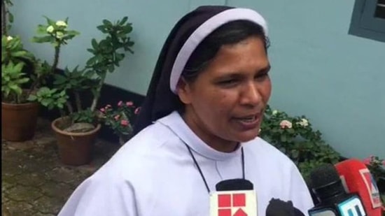 File photo of sister Lucy Kalappura.(ANI) File photo of sister Lucy Kalappura.(ANI)