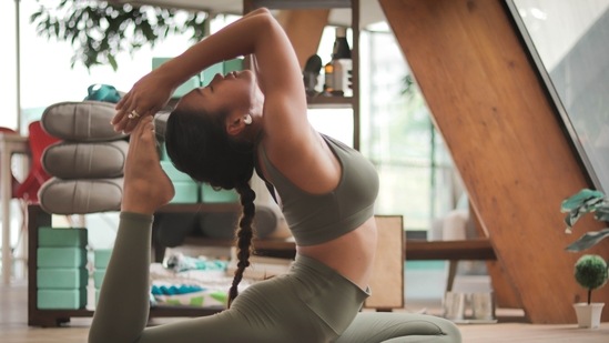 Yoga: Practising yoga every day for at least 30 minutes will alleviate stress, improve physical functioning, and boost mental focus.(Unsplash)