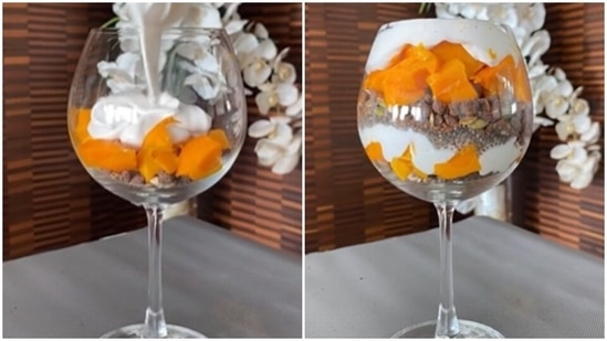 Recipe: Beat the summer heat with this mouth-watering mango parfait(Instagram/@yasminkarachiwala)