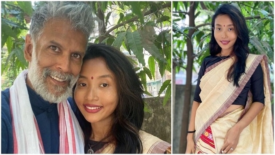 Ankita shared this picture on Bohag Bihu which is celebrated across Assam in April. Wishing everyone a happy new year in Assamese, she captioned the post, "Xokoluke nobo borkhar xiya bhora ulog jonalu."(Instagram/ankita_earthy)