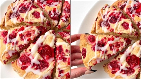 Recipe: Never tried scones? Change that today with these Raspberry Scones(Instagram/https.hanne)