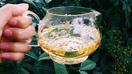 Chamomile Tea: Though clinical trials have not proven that chamomile tea promotes sleep but it has been traditionally used to reduce stress, anxiety and muscle tension.(Unsplash)