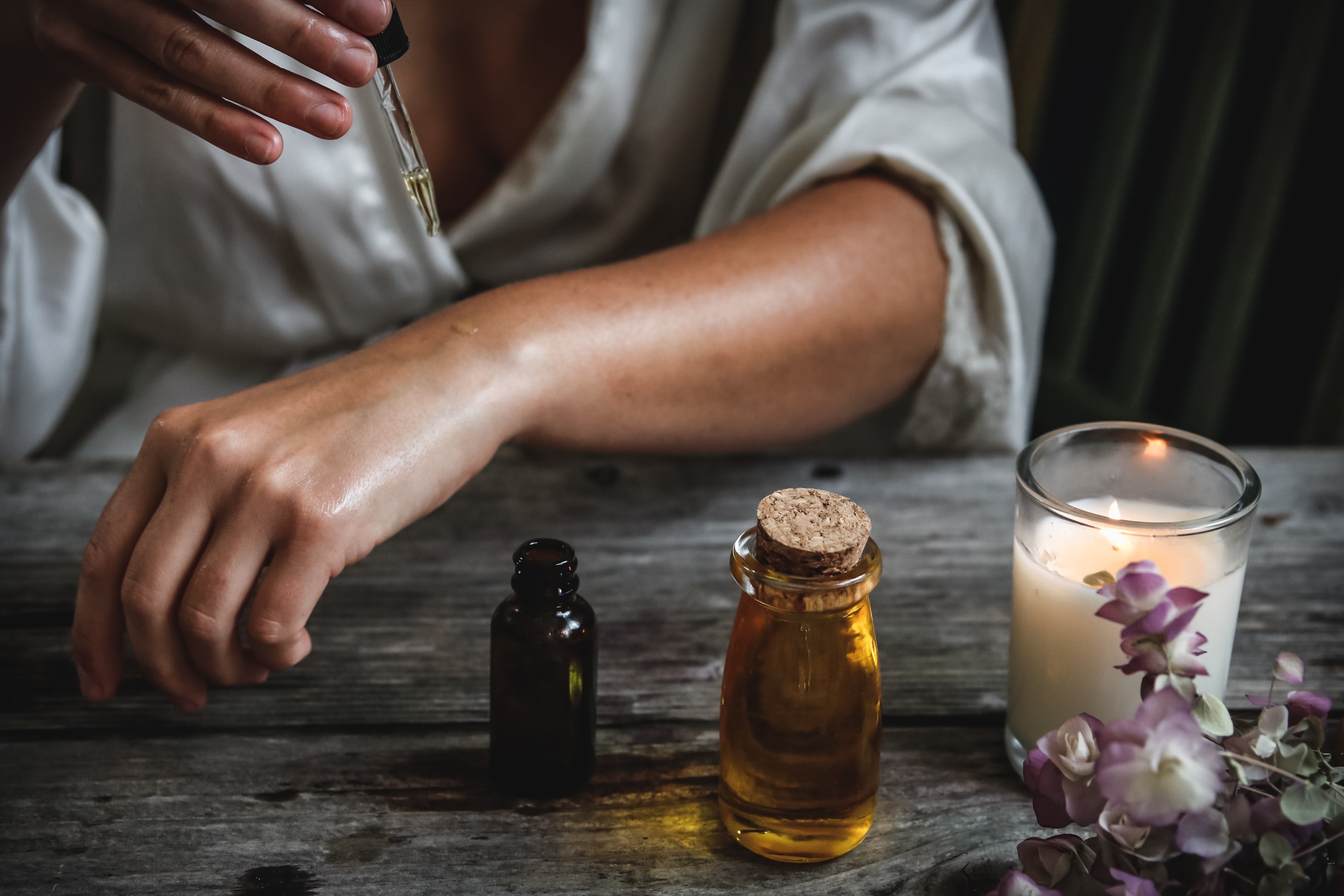 Use lavender oil for light abdominal massage. (Picture credit: Unsplah)