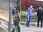 NIA has released a video and images from a CCTV footage near the spot of explosion. Two suspected men are seen roaming in the area.(HT Photo) NIA has released a video and images from a CCTV footage near the spot of explosion. Two suspected men are seen roaming in the area.(HT Photo)