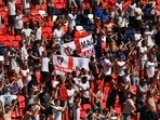 Euro 2020 - Group D - England v Croatia - Wembley Stadium, London, Britain - June 13, 2021 England fans celebrate after the match