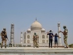 Entry to Taj Mahal will be allowed only via online tickets.(PTI Photo) Entry to Taj Mahal will be allowed only via online tickets.(PTI Photo)