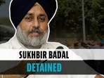 SAD chief Sukhbir Badal detained amid protest outside Punjab CM’s house