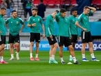 Hungary players attend a training session(AP) Hungary players attend a training session(AP)