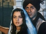 Sunny Deol and Ameesha Patel in a still from Gadar: Ek Prem Katha. Sunny Deol and Ameesha Patel in a still from Gadar: Ek Prem Katha.