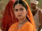Gracy Singh in a still from Lagaan.